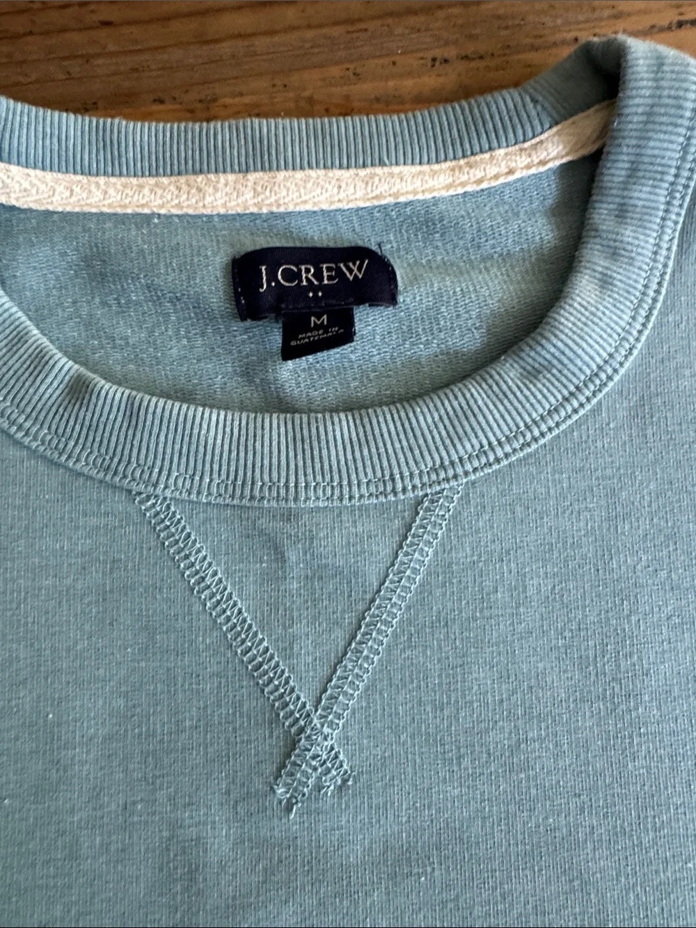 J. Crew Men's Crewneck Sweatshirt in Sage Green